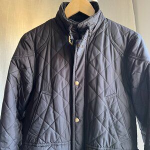 RL Corduroy Trim Quilted Jacket